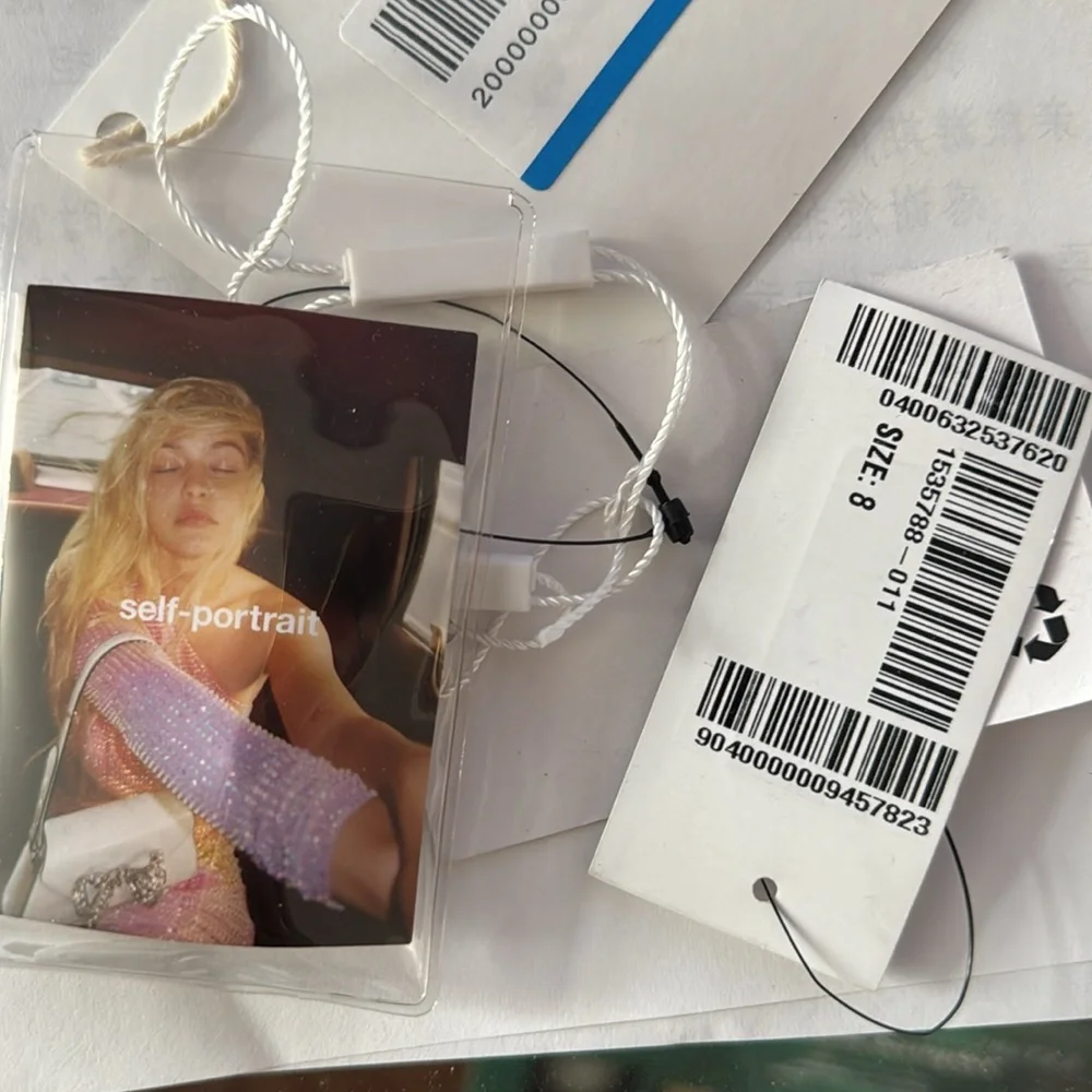 Self portrait Black cord Lace Dress Size UK 8 - Picture 6 of 6